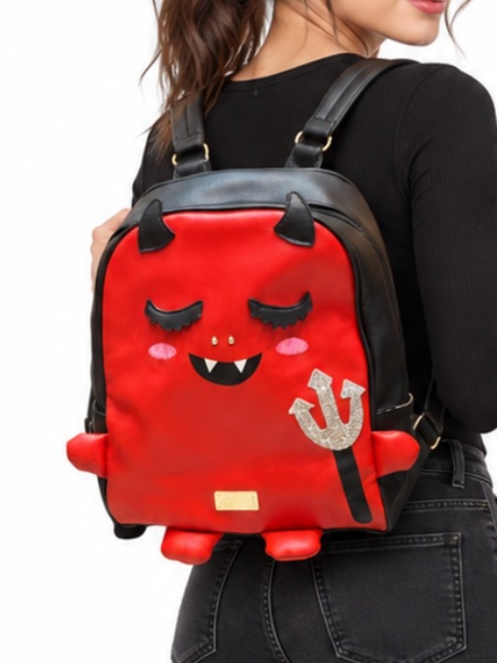 Betsey Johnson Red Devil Backpack